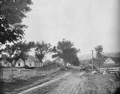 På veien til Echo Lake, White Mountains, New Hampshire, c1897. av Unbekannt