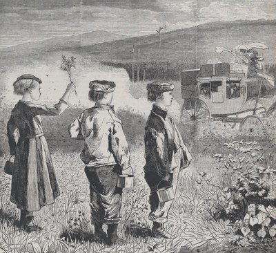 On the Road to Lake George Appletons Journal, Vol. I, 24. juli 1869. av Unbekannt