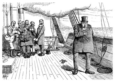 Oom-poleon Boer-naparte om bord på Highbury Castle, 1901 av Unbekannt