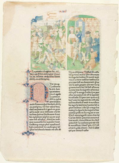Åpningssider fra Valerius Maximuss 1476 av Unbekannt