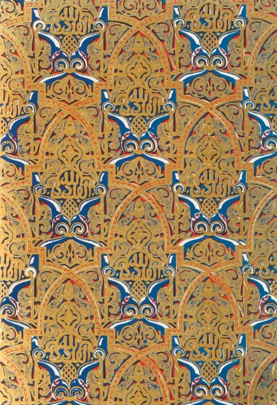 Ornament i paneler på veggene, Hall of the Ambassadors, 1907. av Unbekannt