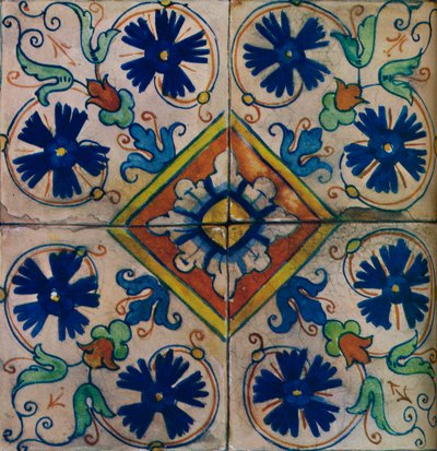 Ornamentale nederlandske fliser, italiensk innflytelse, c1600 av Unbekannt