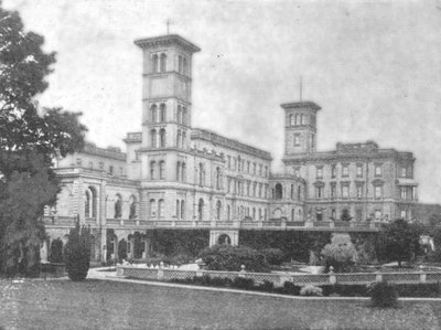 Osborne House på Victorias tid, 1901. av Unbekannt