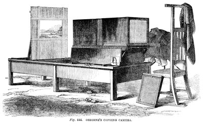 Osbornes kopieringskamera, 1866 av Unbekannt