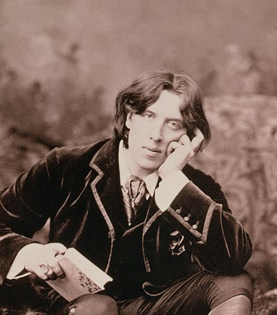 Oscar Wilde, irskfødt dramatiker og vidd, 1882 av Unbekannt