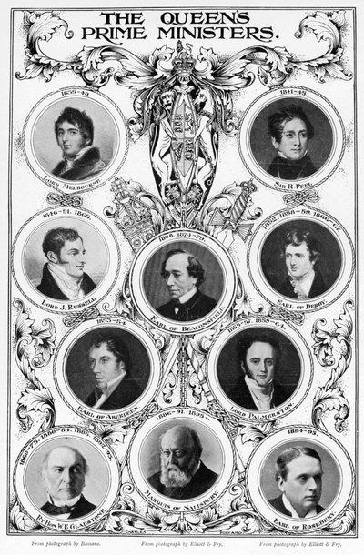 Dronning Victorias statsministre, 1901. av Unbekannt