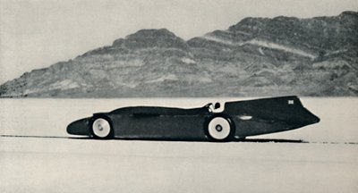 Over 300 miles i timen på Salt Flats, Bonneville, Utah, 1937 av Unbekannt