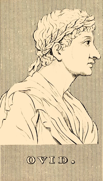 Ovid, 43 f.Kr.-c18AD, 1830. av Unbekannt