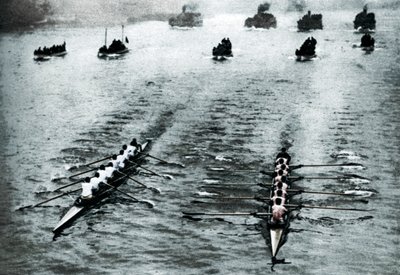 Oxford og Cambridge Boat Race, London, 1926-1927. av Unbekannt