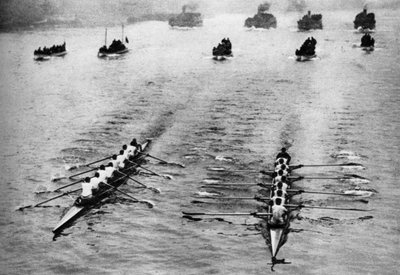 Oxford og Cambridge Boat Race, London, 1926-1927 av Unbekannt