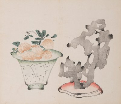 Seite aus Shi Zhu Zhai von Unbekannt