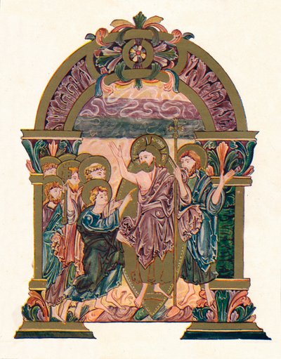 Side fra Benedictional of St. Ethelwold, c970, 1902 av Unbekannt