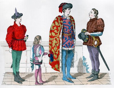 Side, mester og betjent, 1440-1450 1882-1884 av Unbekannt