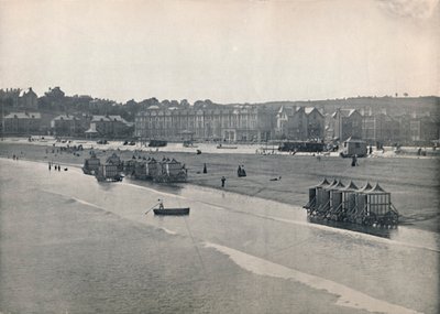 Paignton - The Sands, fra bryggen, 1895 av Unbekannt
