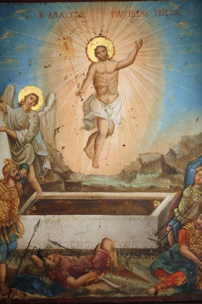 Maleri i Saint Mary of the Mongols' greske kirke Istanbul Turquie av Unbekannt