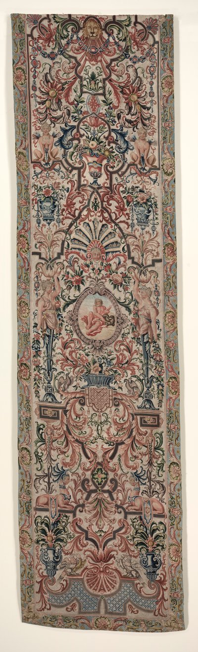 Et par håndarbeidssengeheng, ca. 1690. av Unbekannt