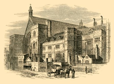Palace Yard i det attende århundre, 1881. av Unbekannt