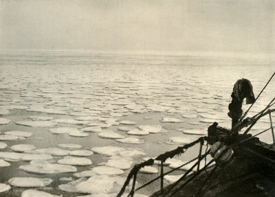 Pannekakeis i Rosshavet, c1908, 1909. av Unbekannt
