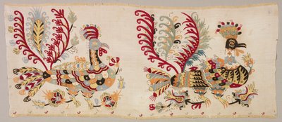 Panel, trolig fra et skjørt, 1800-tallet. av Unbekannt