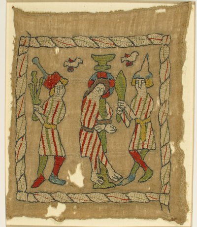 Panel som viser flagellasjon, tysk, 1300-tallet. av Unbekannt