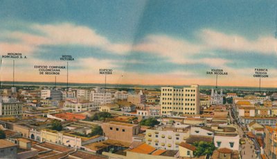 Panorama over Barranquilla Central Sector, c1940-tallet av Unbekannt
