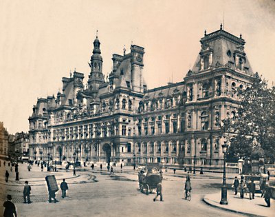 Paris. - Rådhus. -LL, c1910. av Unbekannt