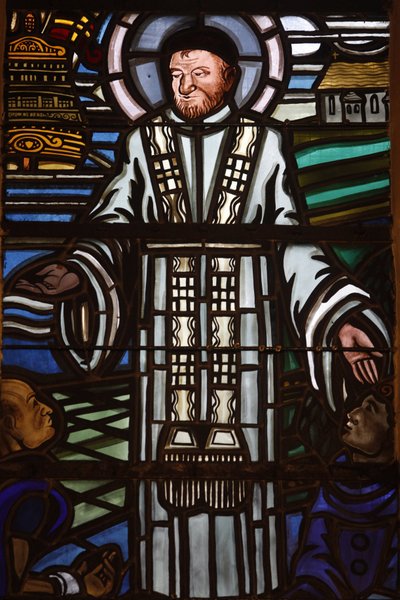 Paris, Frankrike Saint Laurent kirken farget glass: Saint Vincent de Paul, Paris, Frankrike av Unbekannt