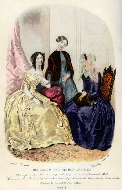 Parisiske moter på 1800-tallet, 1849 1938 av Unbekannt