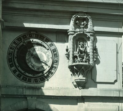 En del av Clock - Berne - 1887. av Unbekannt
