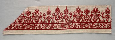 Del av en skjørtgrense, 1800-tallet. av Unbekannt