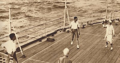 Partners - Et slag dekktennis i Renown, 1927, 1937 av Unbekannt