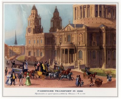 Persontransport i 1830, 1836 av Unbekannt