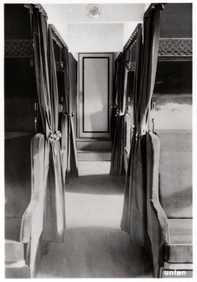 Passasjerrommet til Zeppelin LZ 126, c1924 1933 av Unbekannt