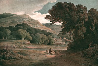 Pastoralt landskap, c1900. av Unbekannt