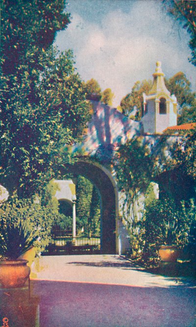 Uteplass til fotografipalasset., c1935 av Unbekannt
