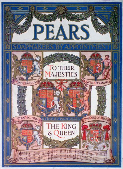Pears såpeannonse, 1911 av Unbekannt