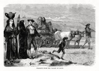 Bønder fra Ossun-dalen, Frankrike, 1879 av Unbekannt