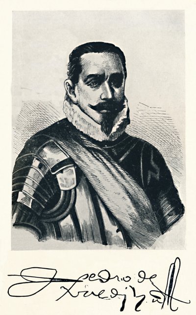 Pedro De Valdivia, c1879, 1911 av Unbekannt