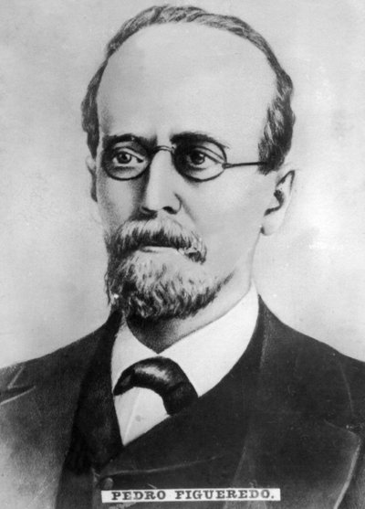 Pedro Felipe Figueredo 1818-1870, cubansk poet, musiker og frihetskjemper, c1910 av Unbekannt
