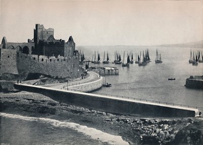 Peel - Det gamle slottet og havnen, 1895 av Unbekannt