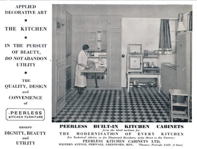 Peerless innebygde kjøkkenskap, 1935 av Unbekannt
