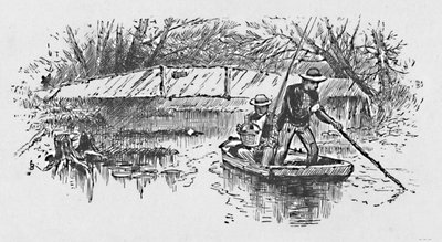 Abbor-fiske på innsjøen, 1883 av Unbekannt