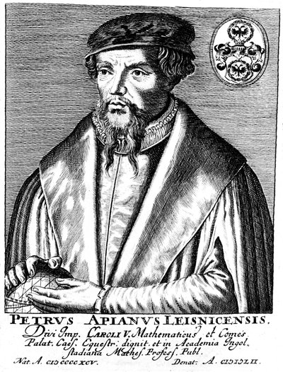 Peter Apian 1495-1552, tysk geograf, matematiker og astronom av Unbekannt
