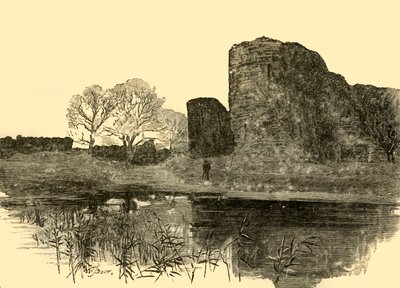 Pevensey Castle, 1898. av Unbekannt
