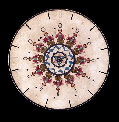 Phenakistiscope (Phenakistoscope) plate som viser en gjøgler, ca 1830 av Unbekannt