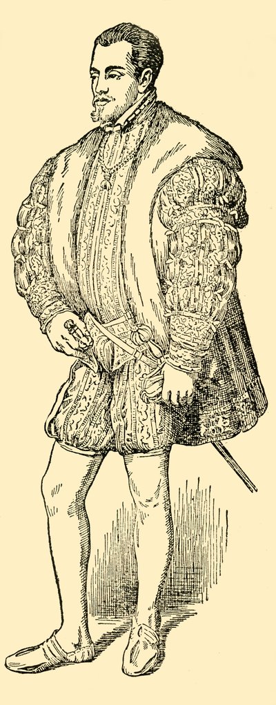 Filip II. Av Spania og Nederland, c1930. av Unbekannt