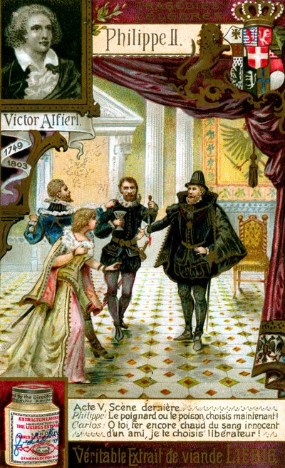 Philip II av Vittorio Alfieri 1749-1803, c1900 av Unbekannt