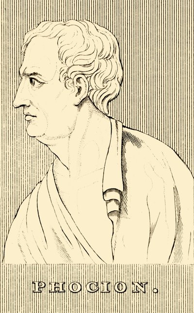 Phocion, c402-c318 f.Kr., 1830. av Unbekannt