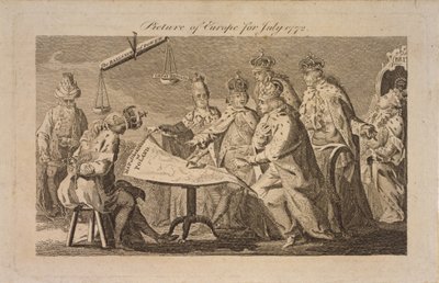 Bilde av Europa for juli 1772, 1772 av Unbekannt