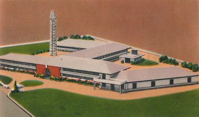 Pielroja sigarettfabrikk, Colombian Tobacco Co. Inc., Barranquilla, c1940-tallet av Unbekannt